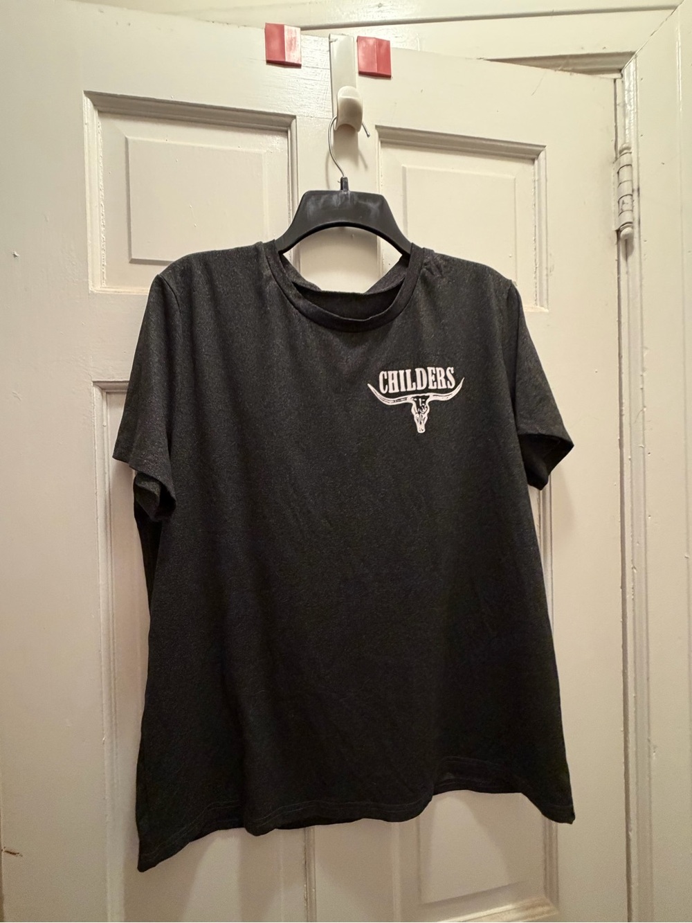 Gray Short-Sleeve Crewneck Tee